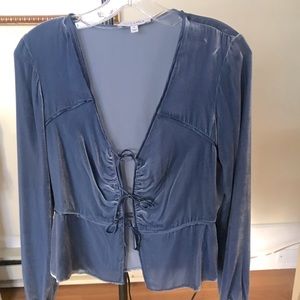 Velvet Intermix blouse